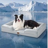 image:imageBedsure Cooling Dog Beds Large Sized Dog Grey 35 Cooling Blanket for Large Dogs with Breathable AirCore Fill QMAXgt04 Pearl Grey 25x35