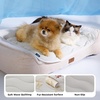 image:imageBedsure Cooling Mat for Large Dogs  QMaxgt04 35x23 Grey Cooling Blanket for Small Dogs with Breathable AirCore Fill QMAXgt04 Pearl Grey 25x35