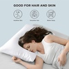 image:imageBedsure Cooling Pillow Cases Bundle Cooling Fitted Sheet King Size for Hot Sleepers Night Sweats Silky Cold Pillow Covers 20 x 36 King Fitted Sheet Only with 360 Elastic Band 16 Deep White