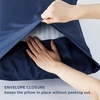 image:imageBedsure Cooling Pillow Cases Queen Bundle Queen Sheet Set Navy