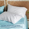 image:imageBedsure Cooling Pillow Cases Standard Size Bundle Full Size Sheets White