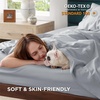 image:imageBedsure Cooling Sheets Bundle 100 Cotton Queen Sheets