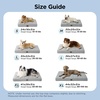 image:imageBedsure Orthopedic Cooling Dog Bed for Crate  35x22 Inches Cooling Blanket for Small Dogs with Breathable AirCore Fill QMAXgt04 Pearl Grey 25x35
