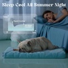 image:imageBedsure Premium Cooling Blanket for Medium Dog  QMAXgt05  Lesure Orthopedic Cooling Dog Bed QMax gt 05