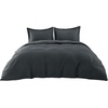 image:imageBedsure PureWoven Cooling Duvet Cover Ideal for Hot Sleepers Queen Size  100 Viscose Derived from Bamboo Lightweight amp Silky Soft Breathable MoistureWicking Bedding Set OEKOTEX Charcoal08  Charcoal No Comforter