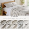 image:imageBedsure PureWoven Cooling Duvet Cover Ideal for Hot Sleepers Queen Size  100 Viscose Derived from Bamboo Lightweight amp Silky Soft Breathable MoistureWicking Bedding Set OEKOTEX Charcoal06  Linen No Comforter
