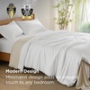 image:imageBedsure PureWoven Cooling Duvet Cover Ideal for Hot Sleepers Queen Size  100 Viscose Derived from Bamboo Lightweight amp Silky Soft Breathable MoistureWicking Bedding Set OEKOTEX Charcoal03  Cream No Comforter