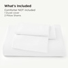 image:imageBedsure PureWoven Cooling Duvet Cover Ideal for Hot Sleepers Queen Size  100 Viscose Derived from Bamboo Lightweight amp Silky Soft Breathable MoistureWicking Bedding Set OEKOTEX Charcoal03  Cream No Comforter