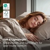 image:imageBedsure PureWoven Cooling Duvet Cover Ideal for Hot Sleepers Queen Size  100 Viscose Derived from Bamboo Lightweight amp Silky Soft Breathable MoistureWicking Bedding Set OEKOTEX Charcoal07  Simply Taupe No Comforter