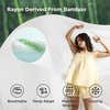 image:imageBedsure PureWoven Cooling Duvet Cover Ideal for Hot Sleepers Queen Size  100 Viscose Derived from Bamboo Lightweight amp Silky Soft Breathable MoistureWicking Bedding Set OEKOTEX Charcoal05  Navy No Comforter