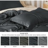 image:imageBedsure PureWoven Cooling Duvet Cover Ideal for Hot Sleepers Queen Size  100 Viscose Derived from Bamboo Lightweight amp Silky Soft Breathable MoistureWicking Bedding Set OEKOTEX Charcoal08  Charcoal No Comforter