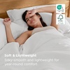 image:imageBedsure PureWoven Cooling Duvet Cover Ideal for Hot Sleepers Queen Size  100 Viscose Derived from Bamboo Lightweight amp Silky Soft Breathable MoistureWicking Bedding Set OEKOTEX Charcoal03  Cream No Comforter