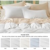 image:imageBedsure PureWoven Cooling Duvet Cover Ideal for Hot Sleepers Queen Size  100 Viscose Derived from Bamboo Lightweight amp Silky Soft Breathable MoistureWicking Bedding Set OEKOTEX Charcoal02  Pure White No Comforter
