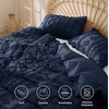 image:imageBedsure Queen Size Navy Cooling Sheet Set and Boho Duvet Cover Set with Pillow Shams  All Seasons Bedding