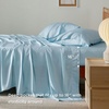 image:imageBedsure Queen Size Teal Blue Cooling Sheet Set and Boho Duvet Cover Set with Pillow Shams  All Seasons Bedding