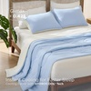 image:imageBedsure SleepEase Cooling Comforter King Size for Summer 3 Pieces Blue Cooling Comforters for Hot Sleepers DoubleSided Cool Tech King Bedding Set with 1 Soft Breathable Comforter 2 Pillowcases