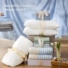 image:imageBedsure SleepEase Cooling Comforter King Size for Summer 3 Pieces Blue Cooling Comforters for Hot Sleepers DoubleSided Cool Tech King Bedding Set with 1 Soft Breathable Comforter 2 Pillowcases