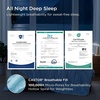 image:imageBedsure SleepEase Cooling Comforter King Size for Summer 3 Pieces Blue Cooling Comforters for Hot Sleepers DoubleSided Cool Tech King Bedding Set with 1 Soft Breathable Comforter 2 Pillowcases