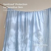 image:imageBedsure SleepEase Cooling Comforter King Size for Summer 3 Pieces Blue Cooling Comforters for Hot Sleepers DoubleSided Cool Tech King Bedding Set with 1 Soft Breathable Comforter 2 Pillowcases
