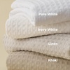 image:imageBedsure Waffle Duvet Cover Queen Size  Only Includes 1 Duvet Cover 90x90 Luxury Soft amp Breathable Bedding for All Season WrinkleResistant Zipper Bedding with 8 Corner Ties Olive Green00  Ivory White Only Duvet Cover