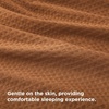 image:imageBedsure Waffle Duvet Cover Queen Size  Only Includes 1 Duvet Cover 90x90 Luxury Soft amp Breathable Bedding for All Season WrinkleResistant Zipper Bedding with 8 Corner Ties Olive Green07  Caramel Cafe No Comforter