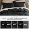 image:imageBedsure Waffle Duvet Cover Queen Size  Only Includes 1 Duvet Cover 90x90 Luxury Soft amp Breathable Bedding for All Season WrinkleResistant Zipper Bedding with 8 Corner Ties Olive Green05  Black No Comforter