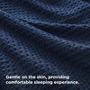 image:imageBedsure Waffle Duvet Cover Queen Size  Only Includes 1 Duvet Cover 90x90 Luxury Soft amp Breathable Bedding for All Season WrinkleResistant Zipper Bedding with 8 Corner Ties Olive Green01  Navy Blue No Comforter