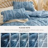 image:imageBedsure Waffle Duvet Cover Queen Size  Only Includes 1 Duvet Cover 90x90 Luxury Soft amp Breathable Bedding for All Season WrinkleResistant Zipper Bedding with 8 Corner Ties Olive Green10  Blue No Comforter