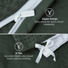 image:imageBedsure Waffle Duvet Cover Queen Size  Only Includes 1 Duvet Cover 90x90 Luxury Soft amp Breathable Bedding for All Season WrinkleResistant Zipper Bedding with 8 Corner Ties Olive Green02  Forest Green No Comforter