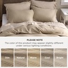 image:imageBedsure Waffle Duvet Cover Queen Size  Only Includes 1 Duvet Cover 90x90 Luxury Soft amp Breathable Bedding for All Season WrinkleResistant Zipper Bedding with 8 Corner Ties Olive Green07  Khaki No Comforter