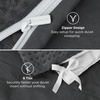 image:imageBedsure Waffle Duvet Cover Queen Size  Only Includes 1 Duvet Cover 90x90 Luxury Soft amp Breathable Bedding for All Season WrinkleResistant Zipper Bedding with 8 Corner Ties Olive Green04  Charcoal Grey No Comforter