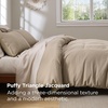 image:imageBedsure Waffle Duvet Cover Queen Size  Only Includes 1 Duvet Cover 90x90 Luxury Soft amp Breathable Bedding for All Season WrinkleResistant Zipper Bedding with 8 Corner Ties Olive Green07  Khaki No Comforter
