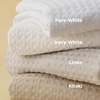 image:imageBedsure Waffle Duvet Cover Queen Size  Only Includes 1 Duvet Cover 90x90 Luxury Soft amp Breathable Bedding for All Season WrinkleResistant Zipper Bedding with 8 Corner Ties Olive Green07  Khaki No Comforter