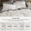 image:imageBedsure Waffle Duvet Cover Queen Size  Only Includes 1 Duvet Cover 90x90 Luxury Soft amp Breathable Bedding for All Season WrinkleResistant Zipper Bedding with 8 Corner Ties Olive Green00  Ivory White Only Duvet Cover