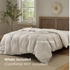 image:imageBedsure Waffle Duvet Cover Queen Size  Only Includes 1 Duvet Cover 90x90 Luxury Soft amp Breathable Bedding for All Season WrinkleResistant Zipper Bedding with 8 Corner Ties Olive Green03  Linen Only Duvet Cover