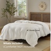 image:imageBedsure Waffle Duvet Cover Queen Size  Only Includes 1 Duvet Cover 90x90 Luxury Soft amp Breathable Bedding for All Season WrinkleResistant Zipper Bedding with 8 Corner Ties Olive Green00  Ivory White Only Duvet Cover