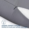 image:imageBedsure White Satin Pillowcase Standard Size and Bedsure Cooling Pillow Cases with Zipper