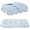 image:imageBedsure Cooling Mat for Large Dogs  QMaxgt04 35x23 Blue Cooling Blanket for Small Dogs with Breathable AirCore Fill QMAXgt04 Arctic Blue 25x35