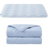 image:imageBedsure Cooling Mat41x28 amp Blanket 40x50 for Dogs Blue