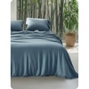 image:imageBedsure PureWoven Cooling Duvet Cover Ideal for Hot Sleepers Queen Size  100 Viscose Derived from Bamboo Lightweight amp Silky Soft Breathable MoistureWicking Bedding Set OEKOTEX Charcoal09  Grey Blue No Comforter