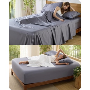 image:imageBedsure Cooling Sheets Bundle Cooling Fitted Sheet King