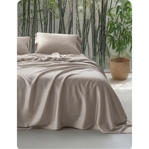 image:imageBedsure PureWoven Cooling Duvet Cover Ideal for Hot Sleepers Queen Size  100 Viscose Derived from Bamboo Lightweight amp Silky Soft Breathable MoistureWicking Bedding Set OEKOTEX Charcoal07  Simply Taupe No Comforter
