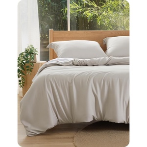 image:imageBedsure PureWoven Cooling Duvet Cover Ideal for Hot Sleepers Queen Size  100 Viscose Derived from Bamboo Lightweight amp Silky Soft Breathable MoistureWicking Bedding Set OEKOTEX Charcoal06  Linen No Comforter