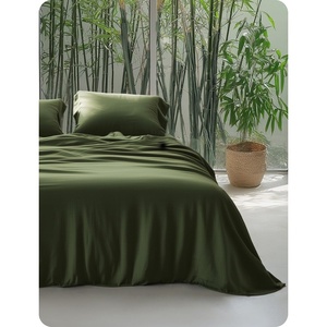 image:imageBedsure PureWoven Cooling Duvet Cover Ideal for Hot Sleepers Queen Size  100 Viscose Derived from Bamboo Lightweight amp Silky Soft Breathable MoistureWicking Bedding Set OEKOTEX Charcoal04  Olive Green No Comforter