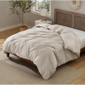 image:imageBedsure Waffle Duvet Cover Queen Size  Only Includes 1 Duvet Cover 90x90 Luxury Soft amp Breathable Bedding for All Season WrinkleResistant Zipper Bedding with 8 Corner Ties Olive Green03  Linen Only Duvet Cover