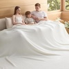 image:imageBedsure 100 Cotton Oversized King Blanket for Spring Summer Waffle Weave Couch Cover California King Blanket Thin Lightweight Breathable Bedding Gifts for Women Men Teens Linen 120x94White
