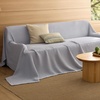 image:imageBedsure 100 Cotton Oversized King Blanket for Spring Summer Waffle Weave Couch Cover California King Blanket Thin Lightweight Breathable Bedding Gifts for Women Men Teens Linen 120x94Grey