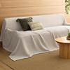 image:imageBedsure 100 Cotton Oversized King Blanket for Spring Summer Waffle Weave Couch Cover California King Blanket Thin Lightweight Breathable Bedding Gifts for Women Men Teens Linen 120x94Linen