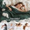 image:imageBedsure 100 Cotton Oversized King Blanket for Spring Summer Waffle Weave Couch Cover California King Blanket Thin Lightweight Breathable Bedding Gifts for Women Men Teens Linen 120x94Dark Green