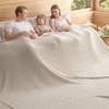 image:imageBedsure 100 Cotton Oversized King Blanket for Spring Summer Waffle Weave Couch Cover California King Blanket Thin Lightweight Breathable Bedding Gifts for Women Men Teens Linen 120x94Linen